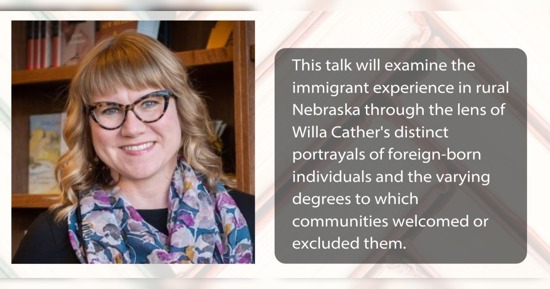 Olsen to present ‘Willa Cather Writes the Immigrant Experience in Rural Nebraska’ at Hastings College